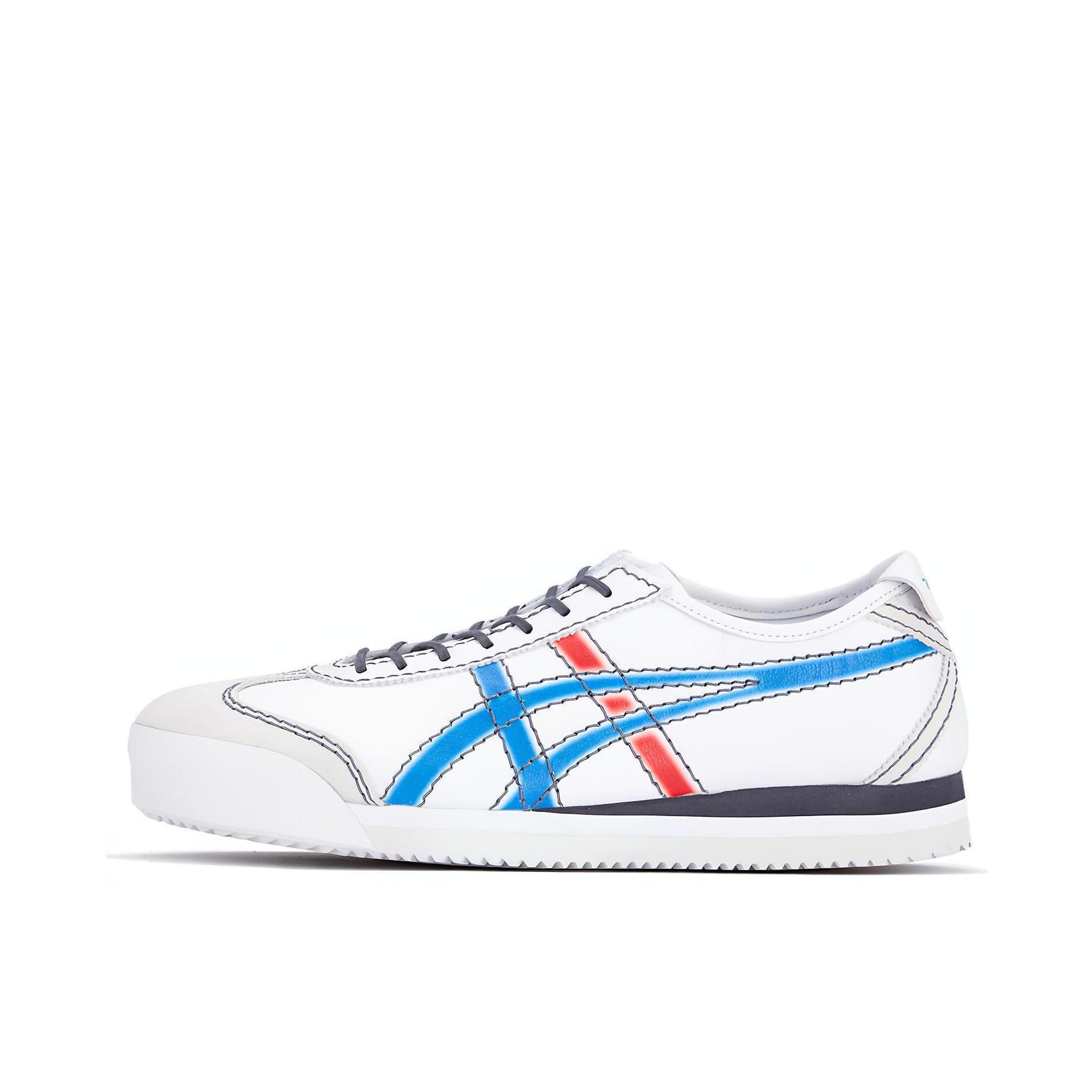 推荐商品：Onitsuka Tiger Mexico 66 Sd Pf 防滑耐磨 简约 舒适百搭 圆头 休闲鞋 德训鞋 白色/蓝色/红色