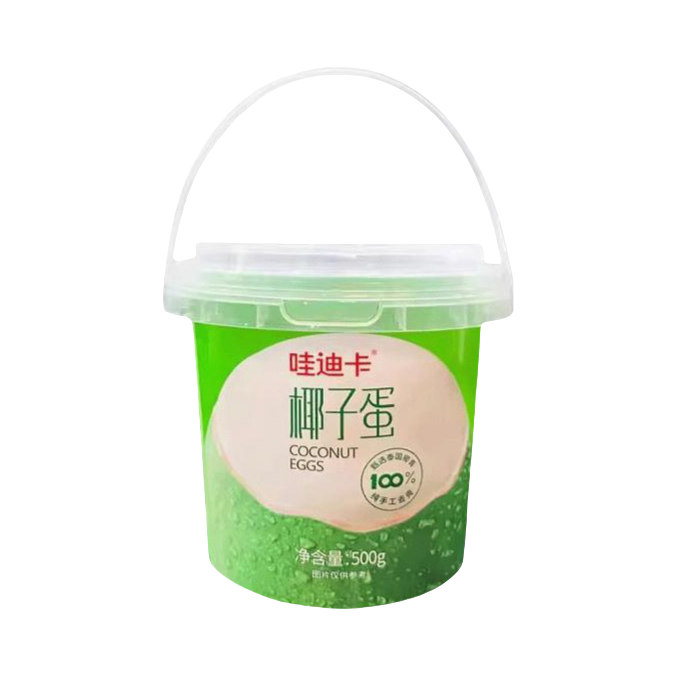 推荐商品：哇迪卡 椰子蛋 500g 桶装