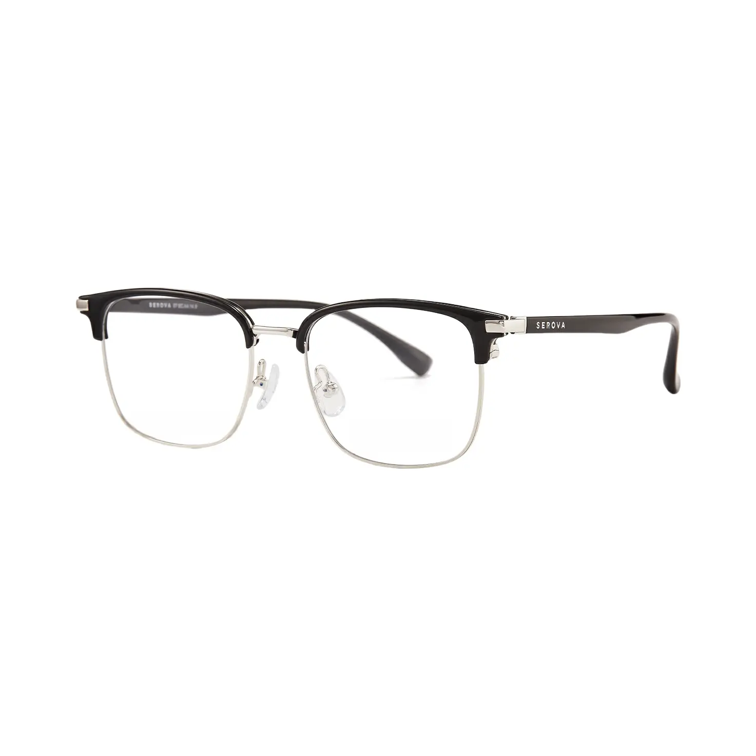 推荐商品：SEROVA/施洛华 合金方形眼镜 SL955