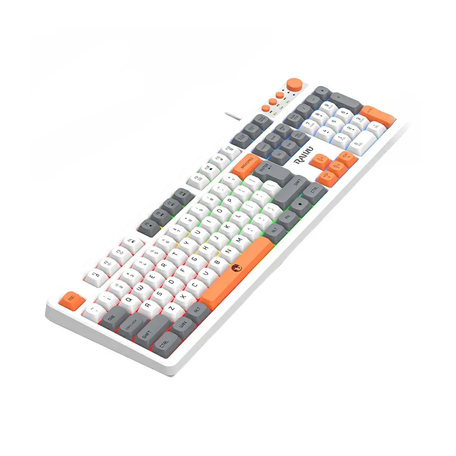 推荐商品：RAIKU/雷魁 T18 有线 键鼠套装 持久续航 即插即用