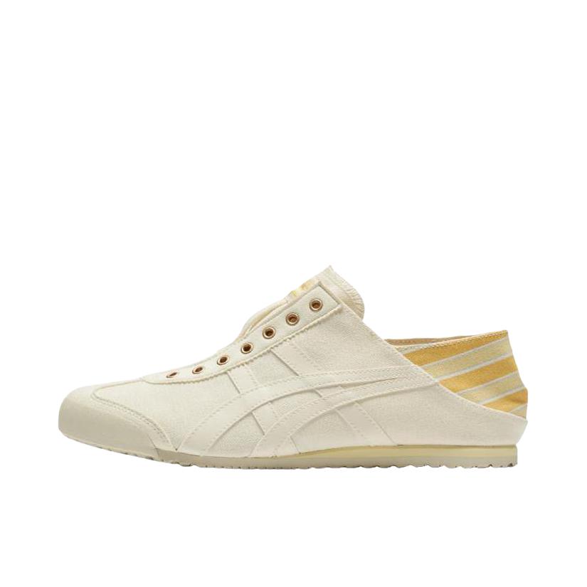 推荐商品：Onitsuka Tiger 鬼塚虎 Mexico 66 Paraty 跑鞋 一脚蹬潮流复古轻便舒适百搭 浅黄色