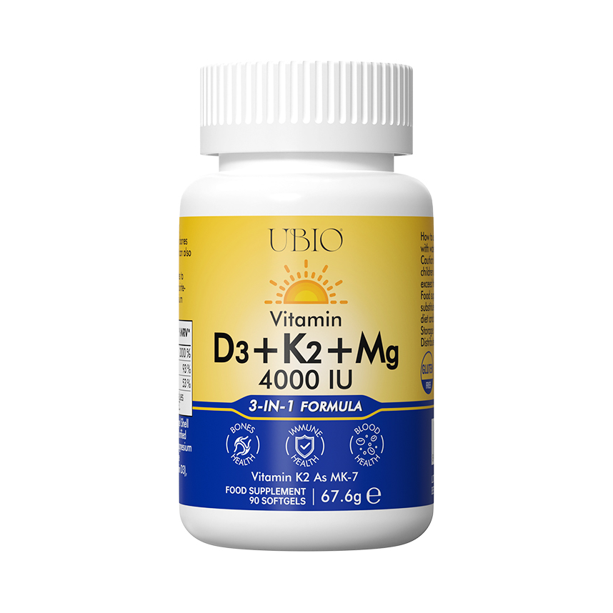 推荐商品：UBIO 维生素D3K2镁胶囊