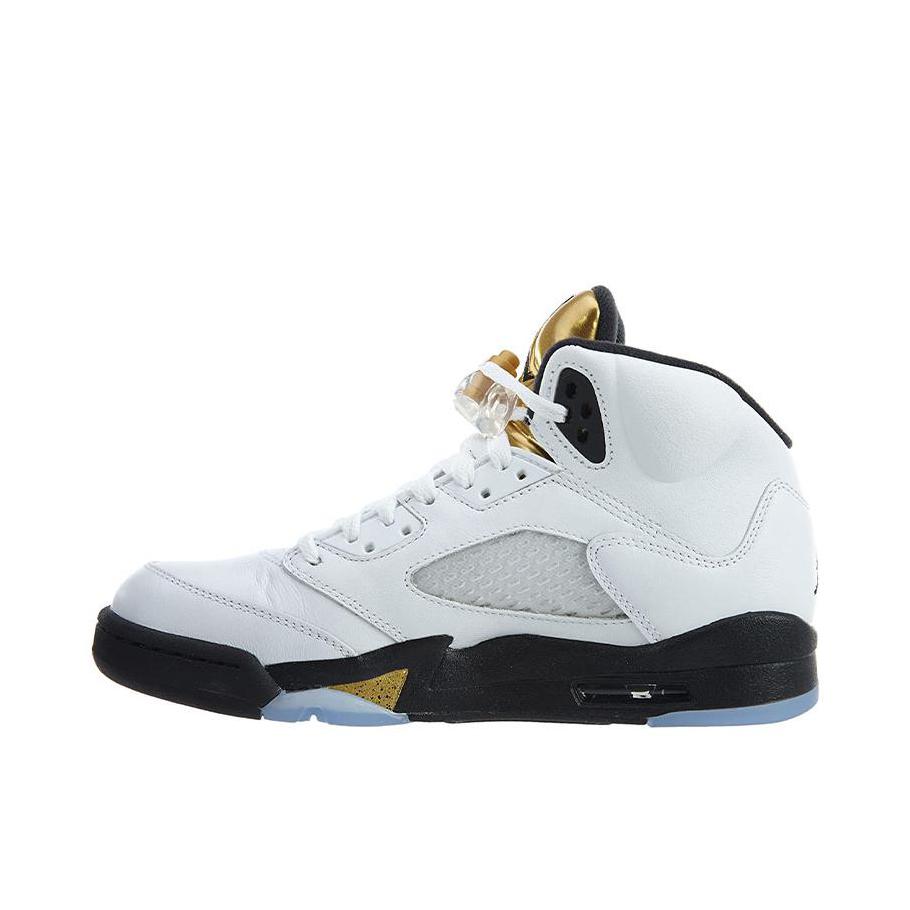 推荐商品：Air Jordan 5 运动休闲鞋 复古潮流透气防滑耐磨缓震实战支撑包裹性 Olympic 2016/奥林匹克 