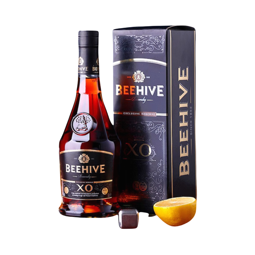 推荐商品：缤飞蝶 XO 蜂巢 500ml 40%vol 白兰地 礼盒