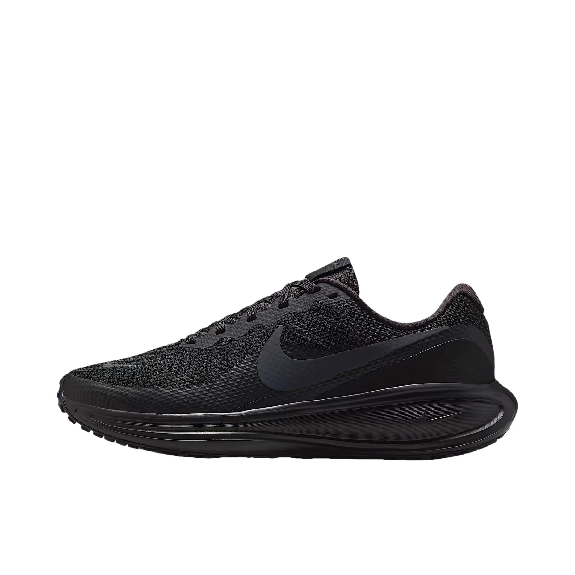 推荐商品：Nike Revolution 8 跑鞋 网布百搭防滑耐磨低帮缓震训练网面回弹轻便春夏支撑短跑贴合圆头 女款/黑色 