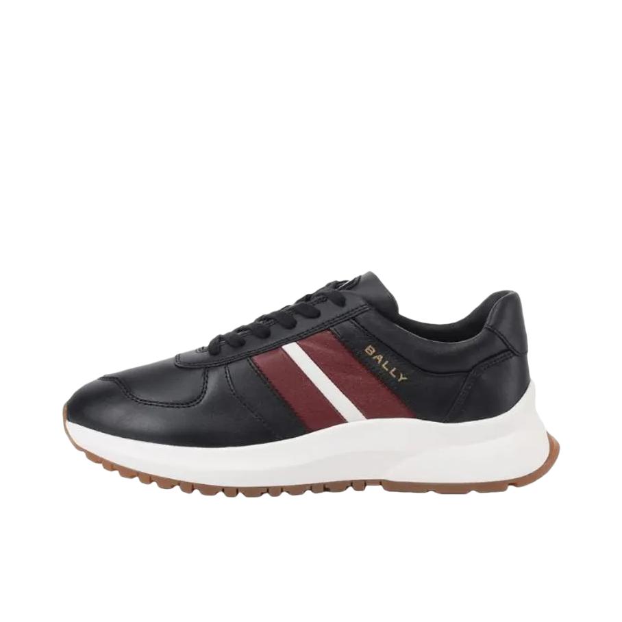 推荐商品：BALLY/巴利 厚底 圆头 低帮 系带 运动休闲鞋 6306575 深黑色