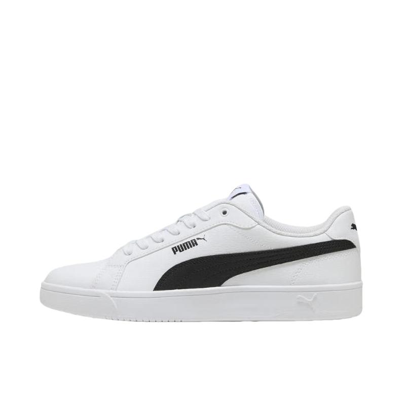 推荐商品：Puma/彪马 Rickie Classic Plus 板鞋 支撑防滑耐磨舒适轻便抗冲击性包裹性低帮百搭 纯白色/黑色
