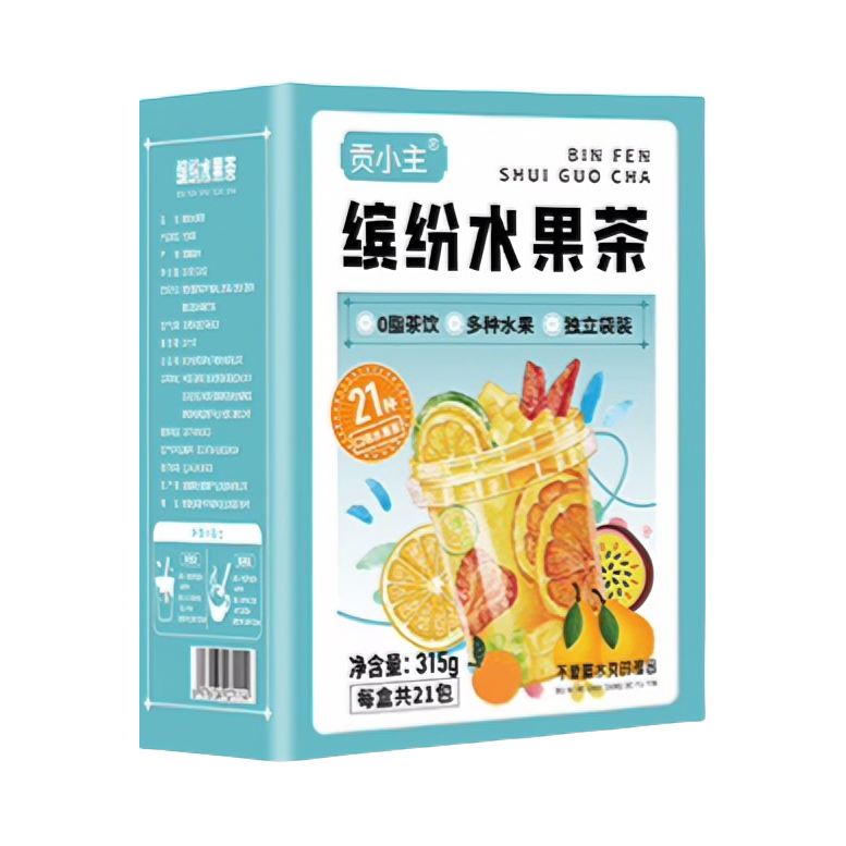 推荐商品：贡小主 缤纷水果茶 盒装