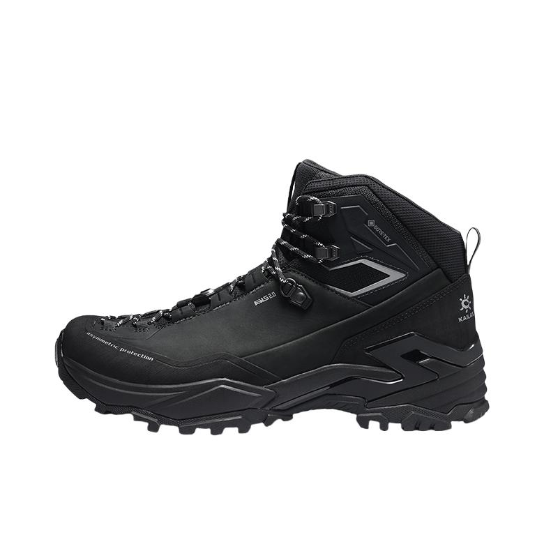 推荐商品：Kailas/凯乐石  MT5-3 GTX MID  中帮 防水 抓地 舒适缓震 防滑 织物  户外鞋  登山徒步鞋 女款/墨黑色