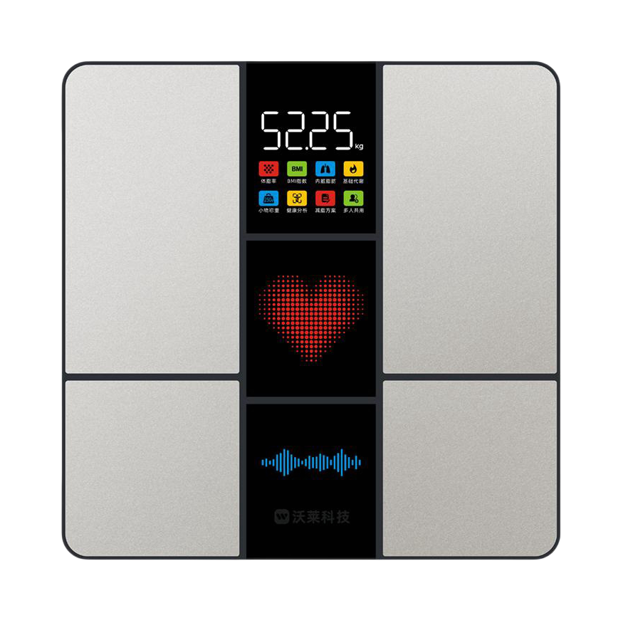 推荐商品：ICOMEON FG2016WB-m1 体脂秤 健康秤 钢化玻璃 精准验证