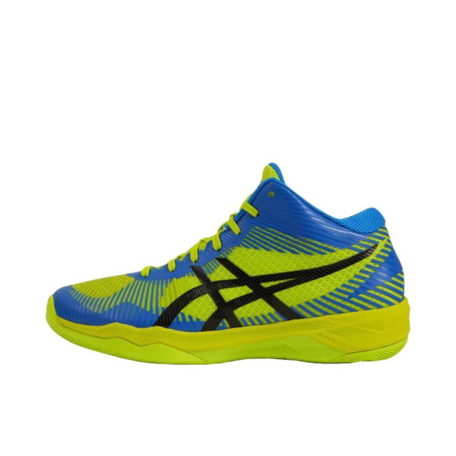 推荐商品：Asics/亚瑟士 Volley Elite FF 舒适耐磨 排球鞋 绿色/蓝色 