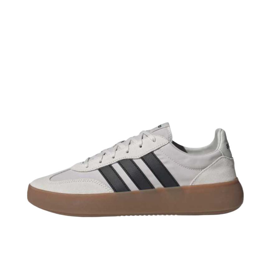 推荐商品：adidas BARREDA DECODE T头鞋 德训鞋 板鞋 百搭复古时尚简约防滑耐磨舒适轻便透气薄底贴合支撑 灰色/黑色