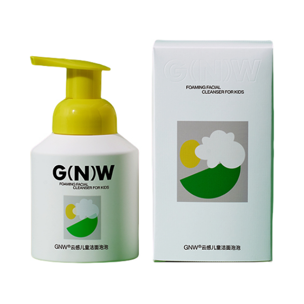 推荐商品：GNW 云感儿童洁面泡泡温和易冲洗