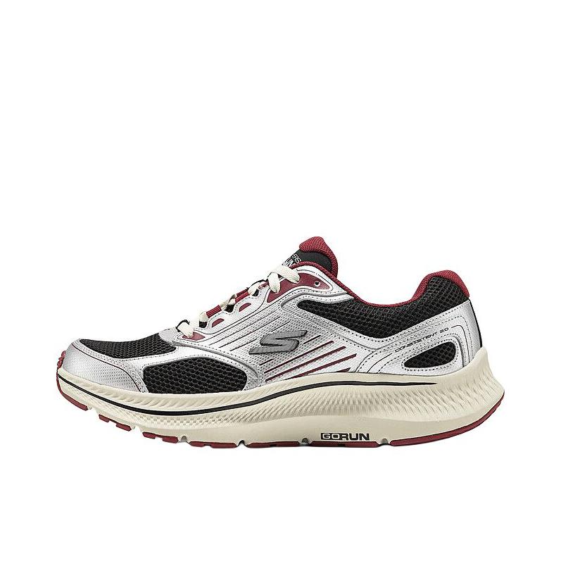 推荐商品：Skechers/斯凯奇 GO RUN CONSISTENT 暮光鞋 入门 缓震回弹 防滑耐磨 复古百搭 慢跑 跑鞋 黑色/红色