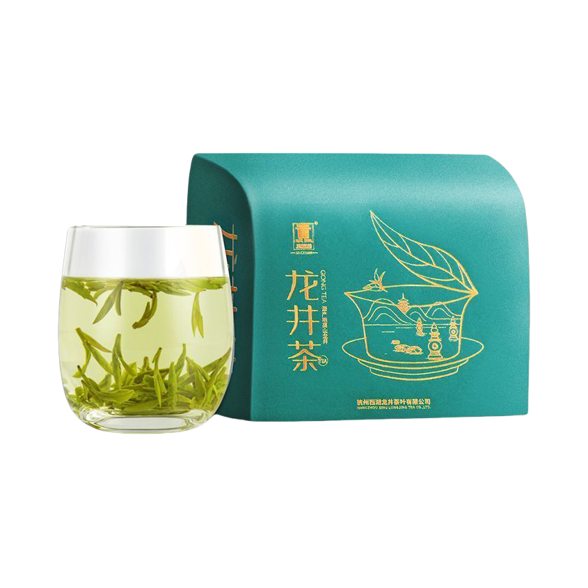 推荐商品：贡牌 明前特级 龙井茶 礼盒装