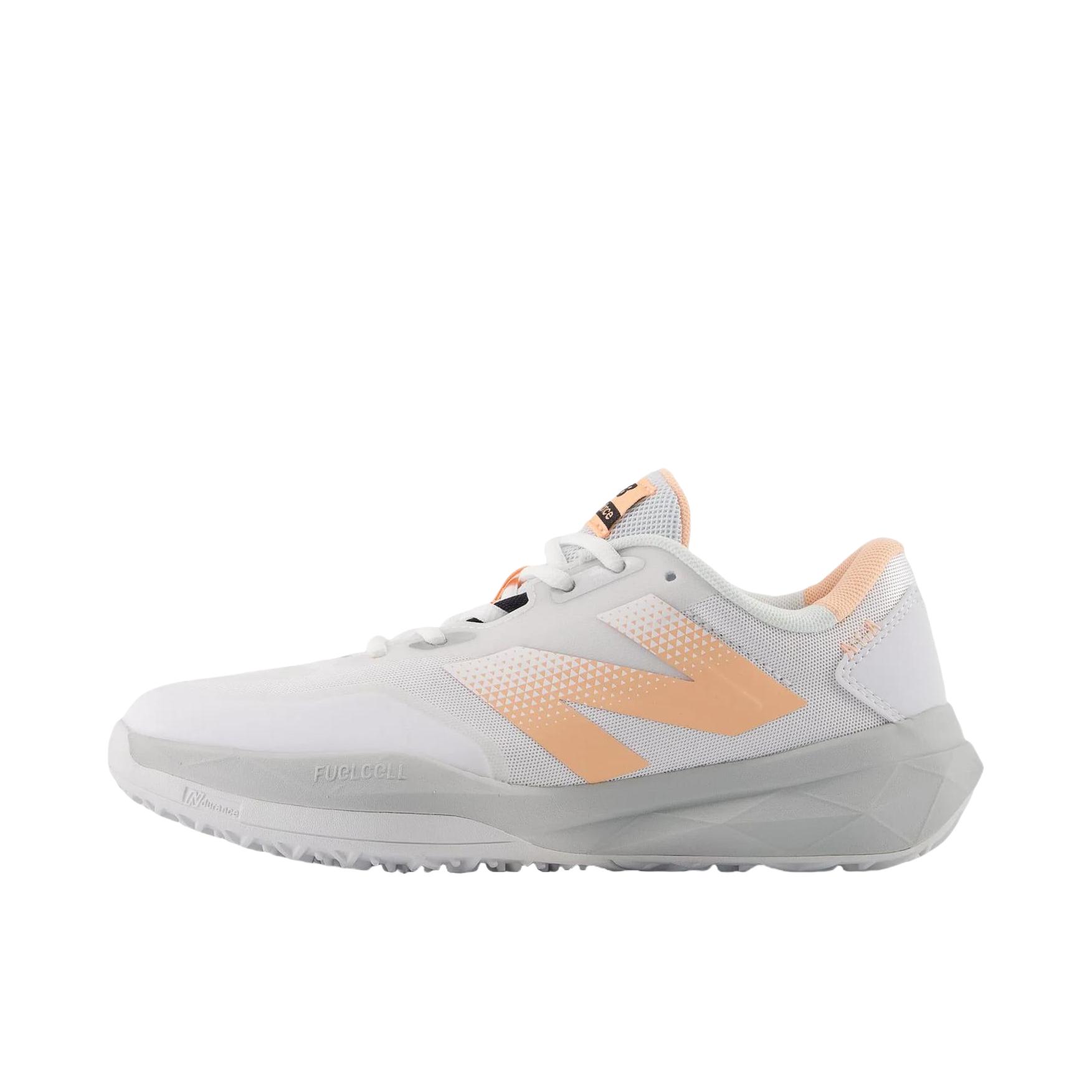 推荐商品：New Balance FuelCell 796 v4 网球鞋 透气耐磨低帮厚底 B宽/女款/白色/灰色/橙色