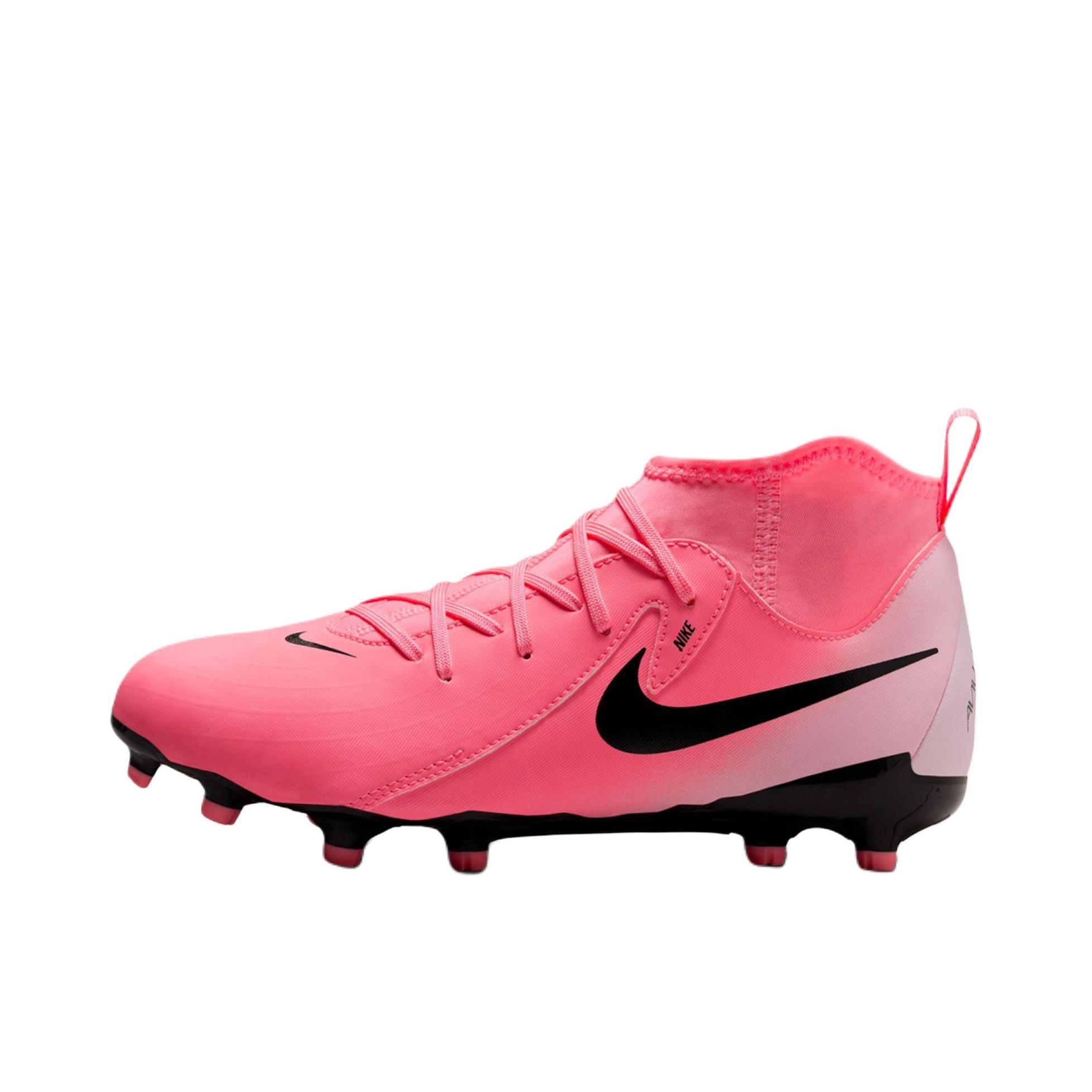 推荐商品：Nike Phantom Luna 2 ACADEMY MG 中端 胶质短钉 舒适轻便 防滑耐磨 透气 足球鞋 大童/粉红色 