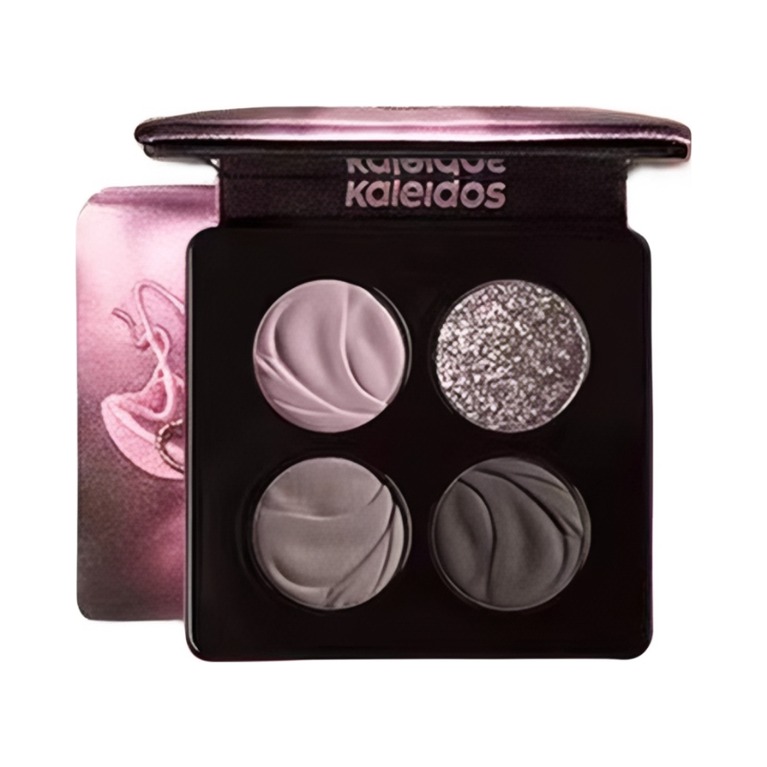 推荐商品：Kaleidos/万花镜 烟熏蕾丝四色眼影盘 碎钻哑光氛围感 4.8g