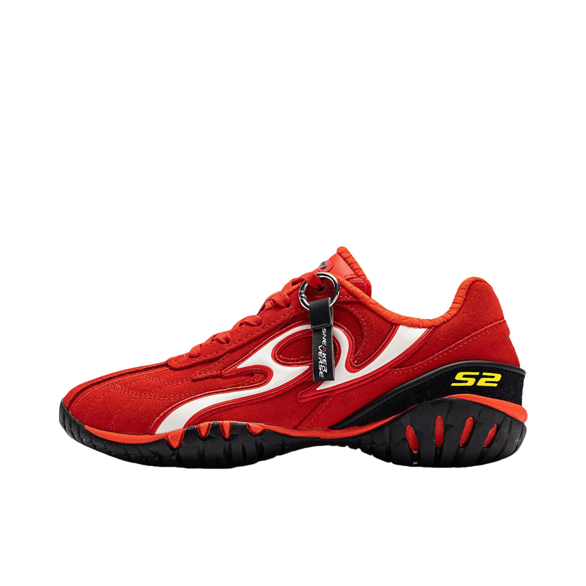 推荐商品：ANTA SNEAKERVERSE Thorn 荆棘 运动休闲鞋 简约百搭耐磨透气 红色