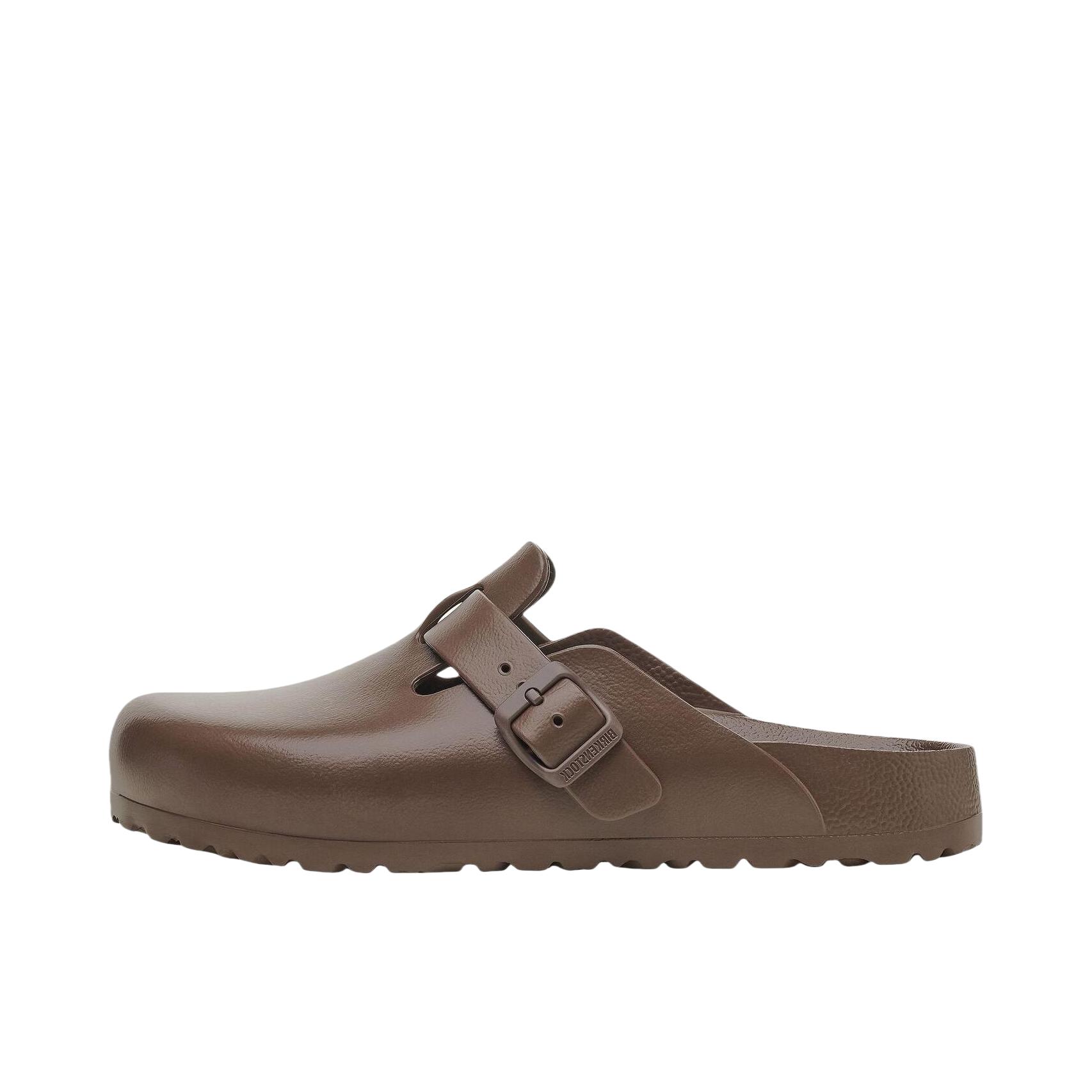 推荐商品：Birkenstock Boston 勃肯鞋 拖鞋 Eva轻便透气平底休闲外穿包头防磨搭扣 咖啡棕色