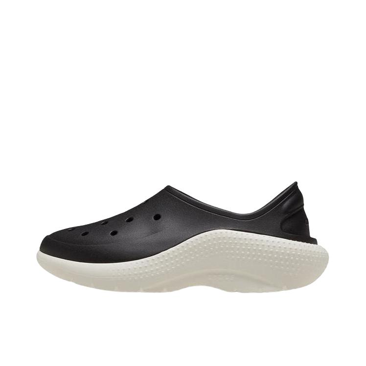推荐商品：Crocs/卡骆驰 Classic Series 低跟 镂空 老年 轻便 耐磨 凉鞋 210080 黑色/粉笔色
