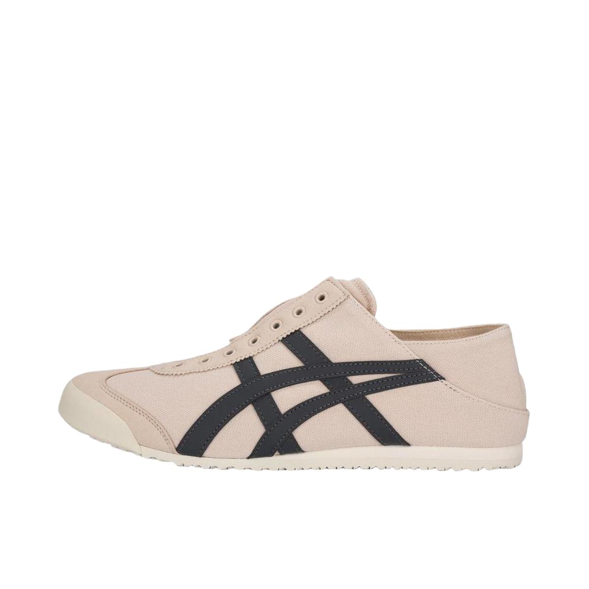 推荐商品：Onitsuka Tiger 鬼塚虎 Mexico 66 Paraty 跑鞋 一脚蹬潮流复古轻便舒适百搭 驼色/黑色