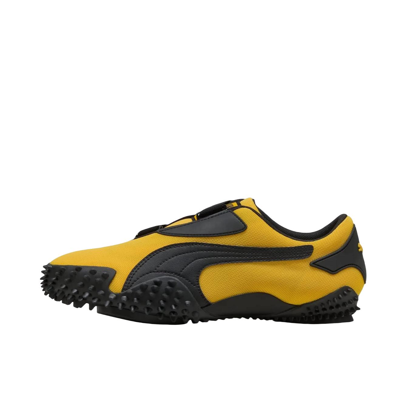 推荐商品：Puma/彪马 Mostro 运动休闲鞋 经典复古防滑耐磨舒适透气圆头网布短跑千禧风薄底贴合 黄色/黑色