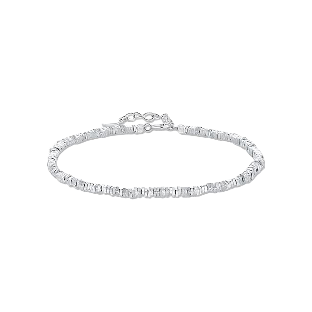 推荐商品：中国黄金 碎银多多S925银脚链 A80001