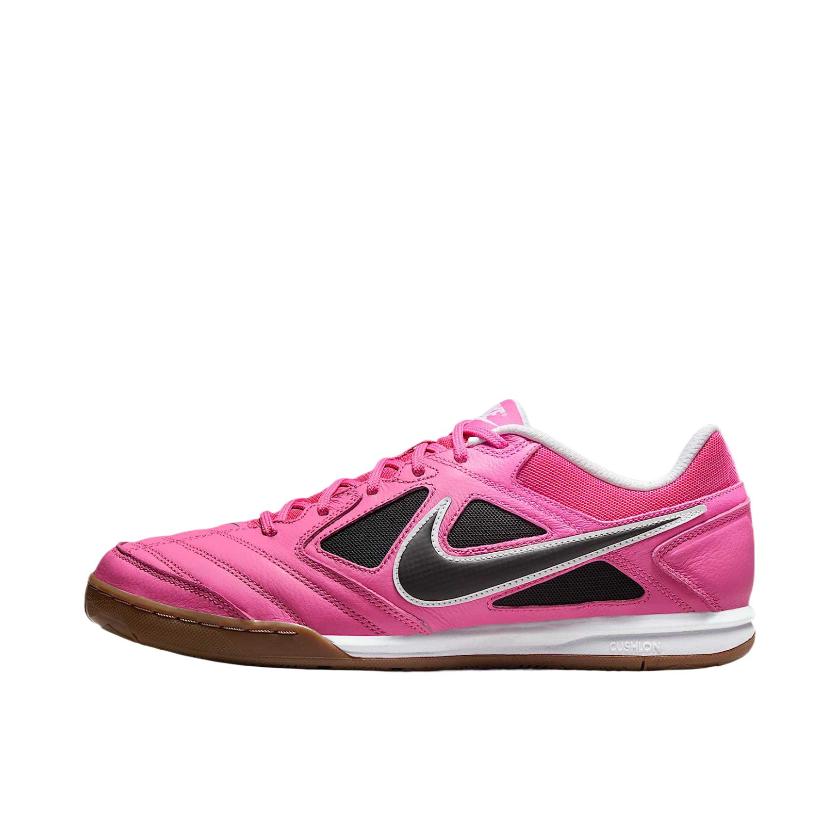 推荐商品：Nike Gato 运动休闲鞋 抓地防滑耐磨舒适轻便网面透气缓震时尚简约百搭复古贴合圆头足球风 粉色