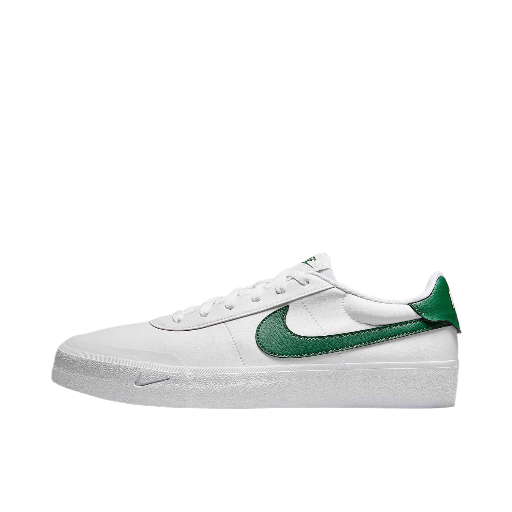 推荐商品：Nike COURT SHOT 板鞋 防滑耐磨网眼透气舒适百搭时尚简约 白色/深绿色