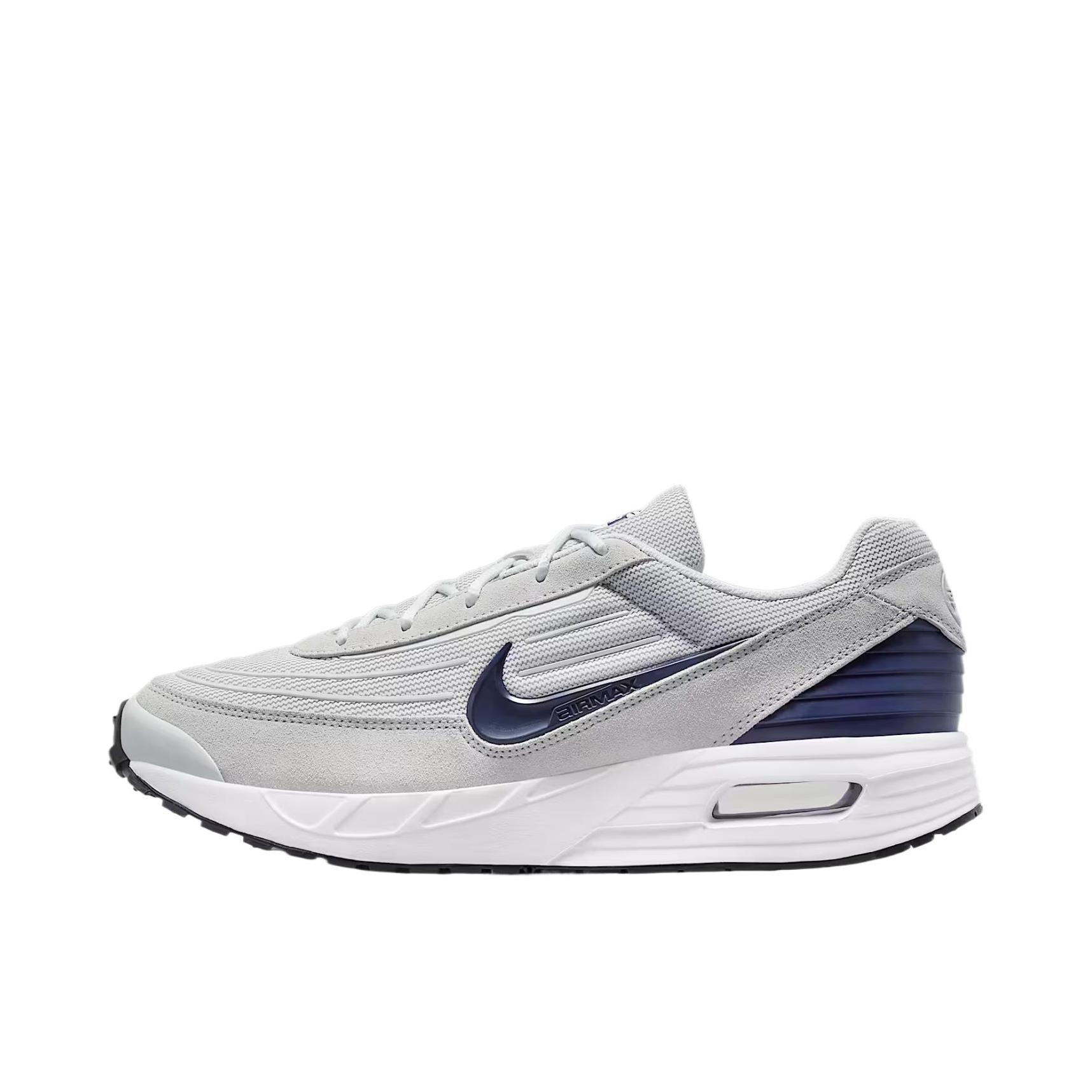 推荐商品：Nike Air Max Verse 舒适缓震 防滑耐磨 支撑回弹 轻便透气 低帮 织物 时尚潮流 跑鞋 灰色/蓝色