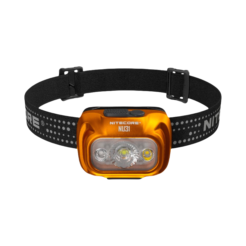 推荐商品：nitecore/奈特科尔 头戴式 远射 聚泛光 强光 可充电 户外 越野 夜钓 小型 头灯 NU31