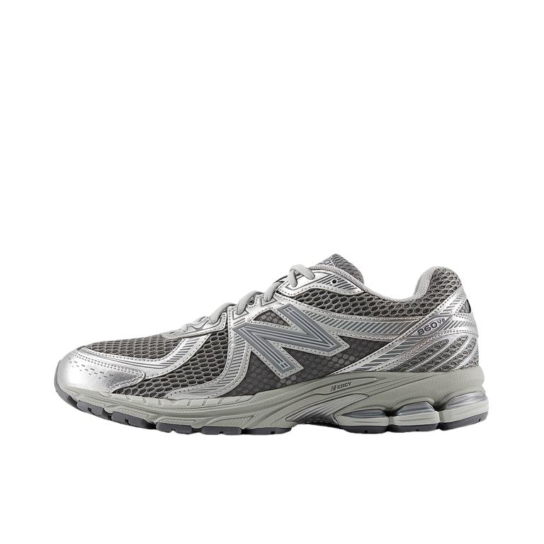 推荐商品：New Balance 860 v2 跑鞋 防滑耐磨透气支撑回弹低帮圆头系带复古耐用短跑 灰色/银色