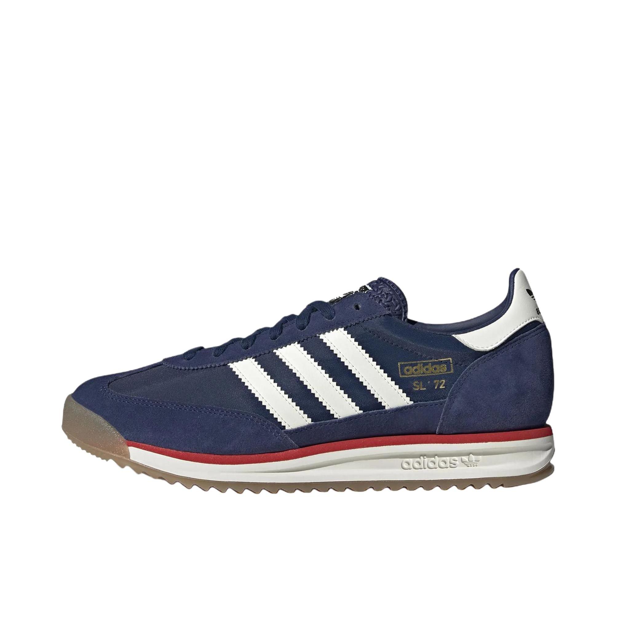 推荐商品：【马思纯同款】 adidas Originals SL 72 T头鞋 德训鞋 运动休闲鞋 轻便防滑耐磨透气舒适简约复古 深蓝色 