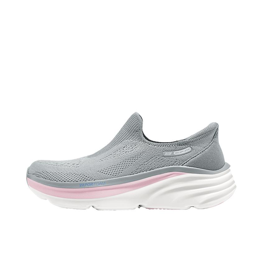 推荐商品：Skechers/斯凯奇 SPORT 厚底鞋 运动休闲鞋 一脚蹬缓震简约 女款/灰色/粉色