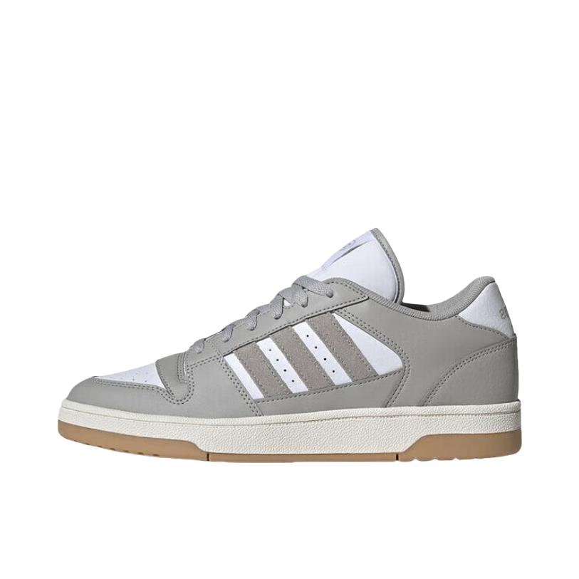 推荐商品：adidas Turnaround 板鞋 防滑耐磨舒适透气时尚潮流百搭复古篮球风 灰色/白色
