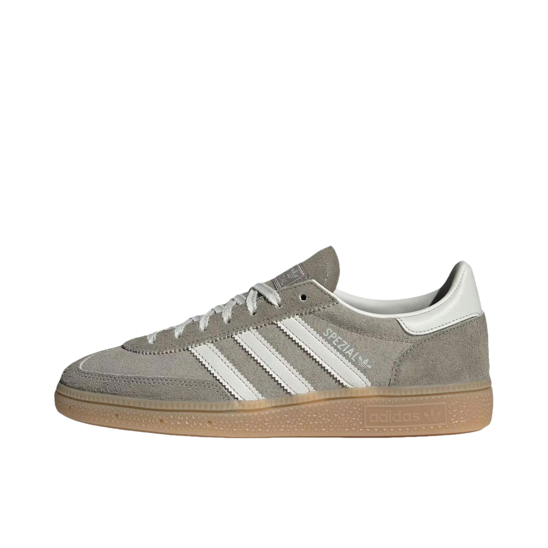 推荐商品：adidas Originals Handball Spezial 薄底鞋 T头鞋 德训鞋 板鞋 简约百搭复古轻便防滑耐磨贴合圆头耐穿 浅绿色