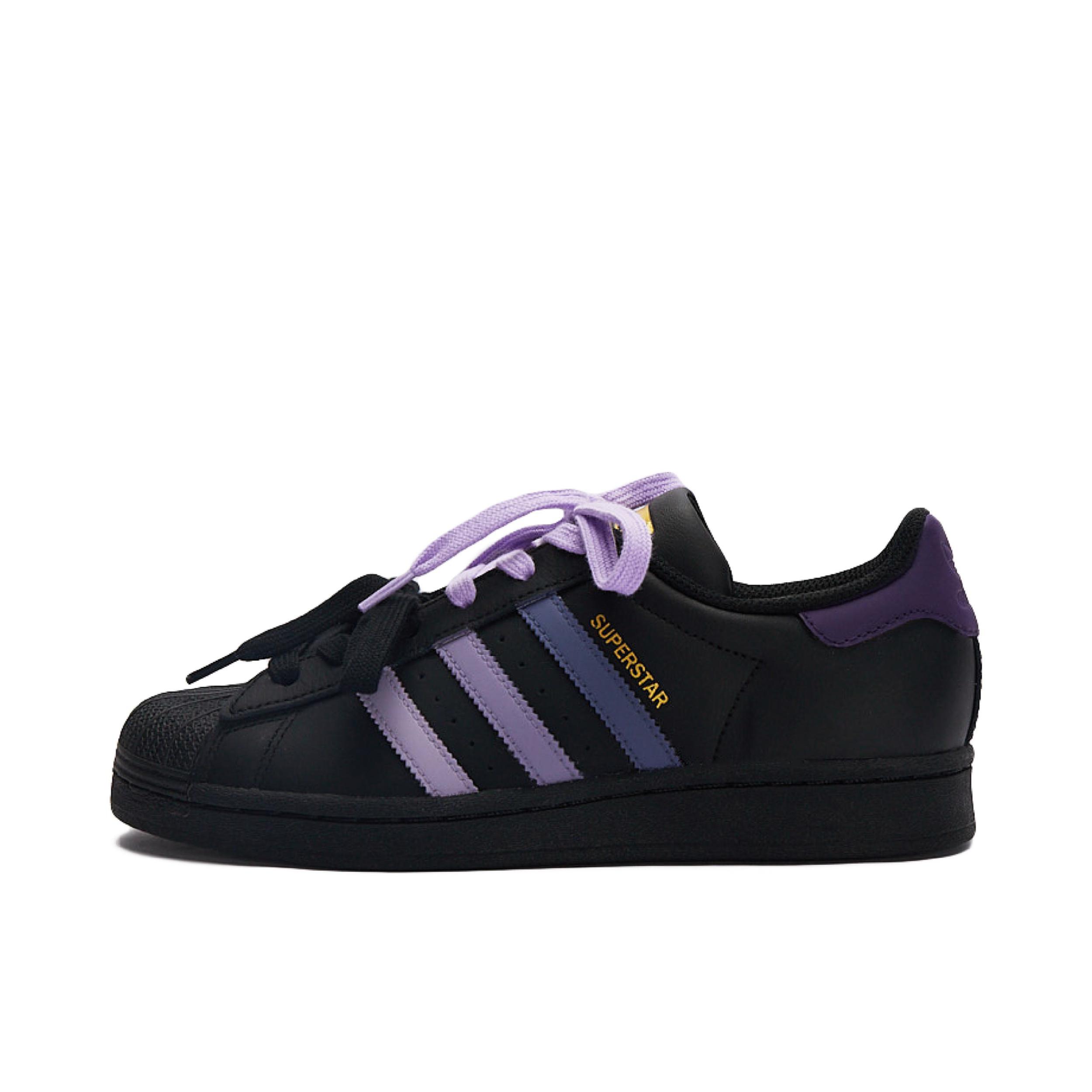 推荐商品：【定制球鞋】 adidas Originals Superstar 板鞋 防踢减震防滑耐磨百搭潮流时尚合成革贝壳头 大童/葡萄美式