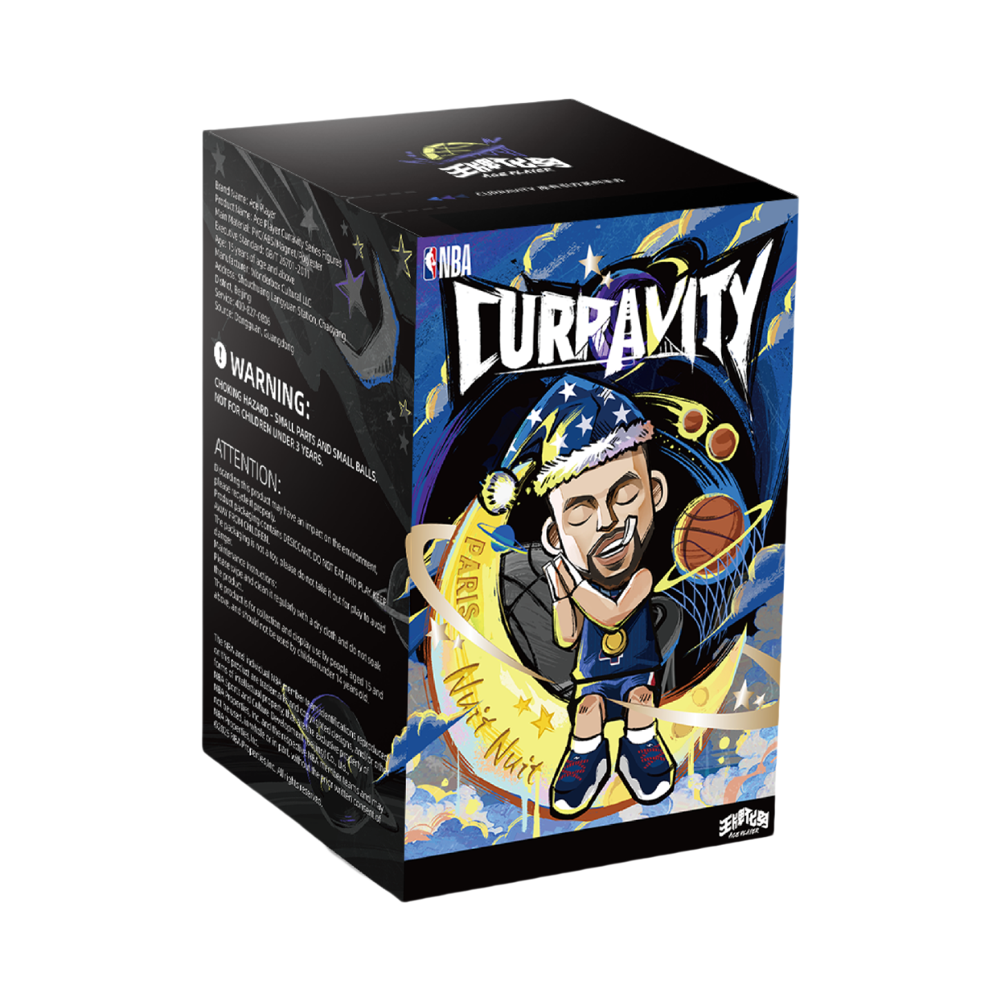 推荐商品：AcePlayer/王牌化身 NBA库里潮玩 盲盒