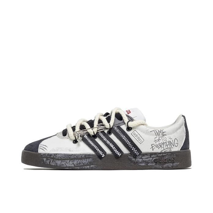 推荐商品：定制款 adidas neo Vl Court 板鞋 减震抗冲击性防水合成革甜酷美式包裹性 幸运星