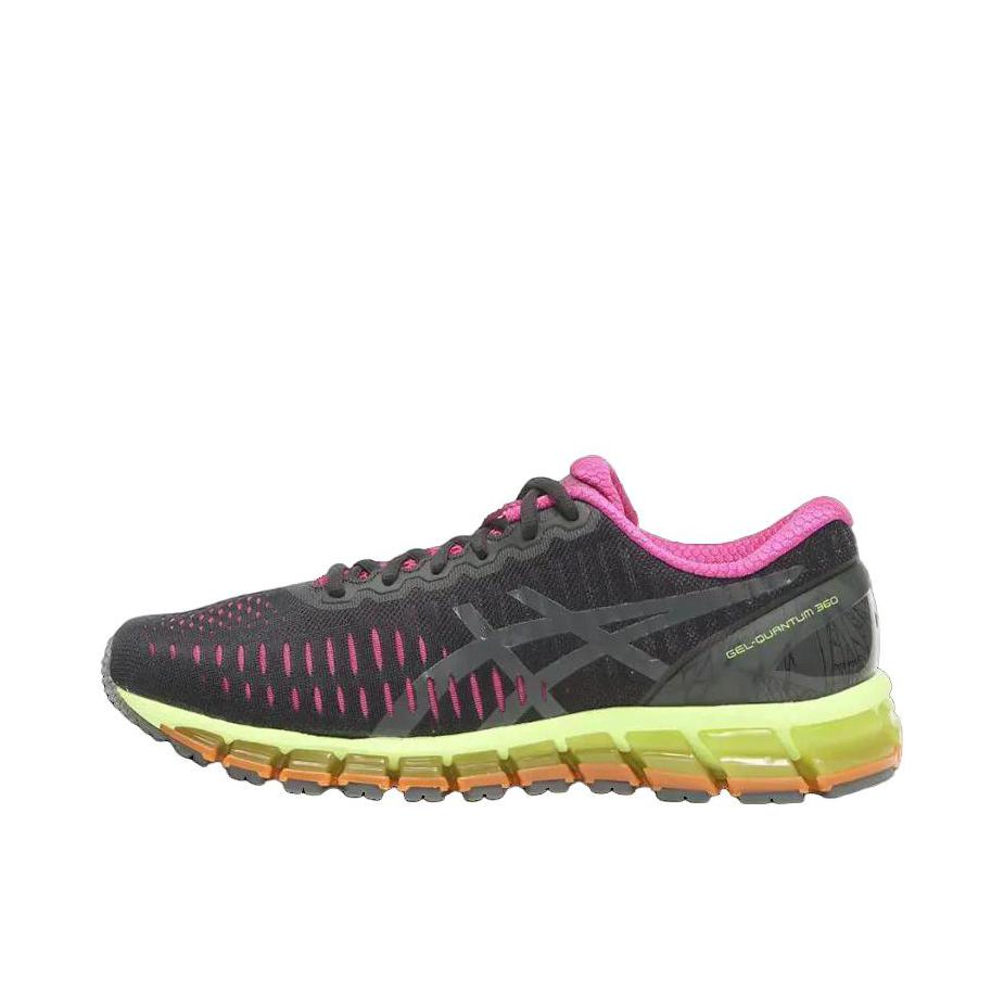 推荐商品：Asics/亚瑟士 Gel-Quantum 360 跑鞋 透气轻便耐磨防滑舒适百搭休闲运动低帮贴合支撑 黑色/玫粉色