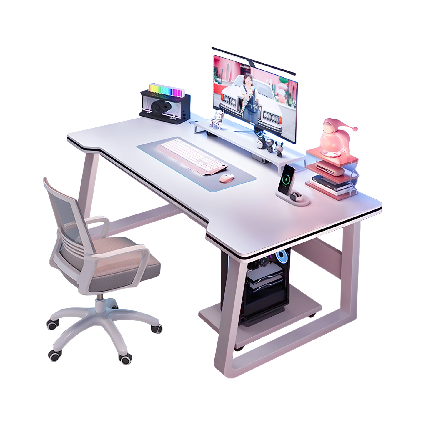 推荐商品：木刻理想 轻奢风 电脑桌 DNZ0199-FX-29