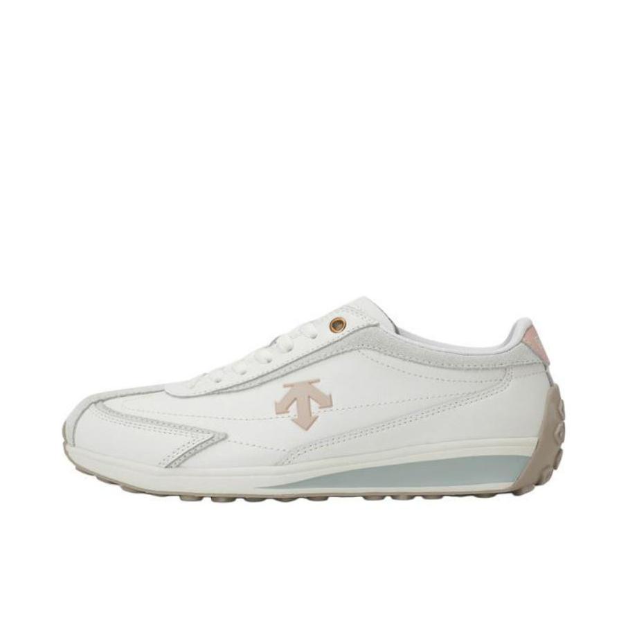 推荐商品：迪桑特 SPORT STYLE系列 防滑 透气 系带 跑鞋 D3123LCR11 白色 