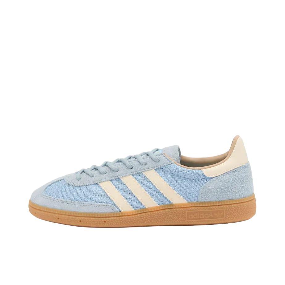 推荐商品：adidas Originals Handball Spezial 薄底鞋 T头鞋 德训鞋 板鞋 简约百搭复古轻便防滑耐磨贴合圆头耐穿 浅蓝色