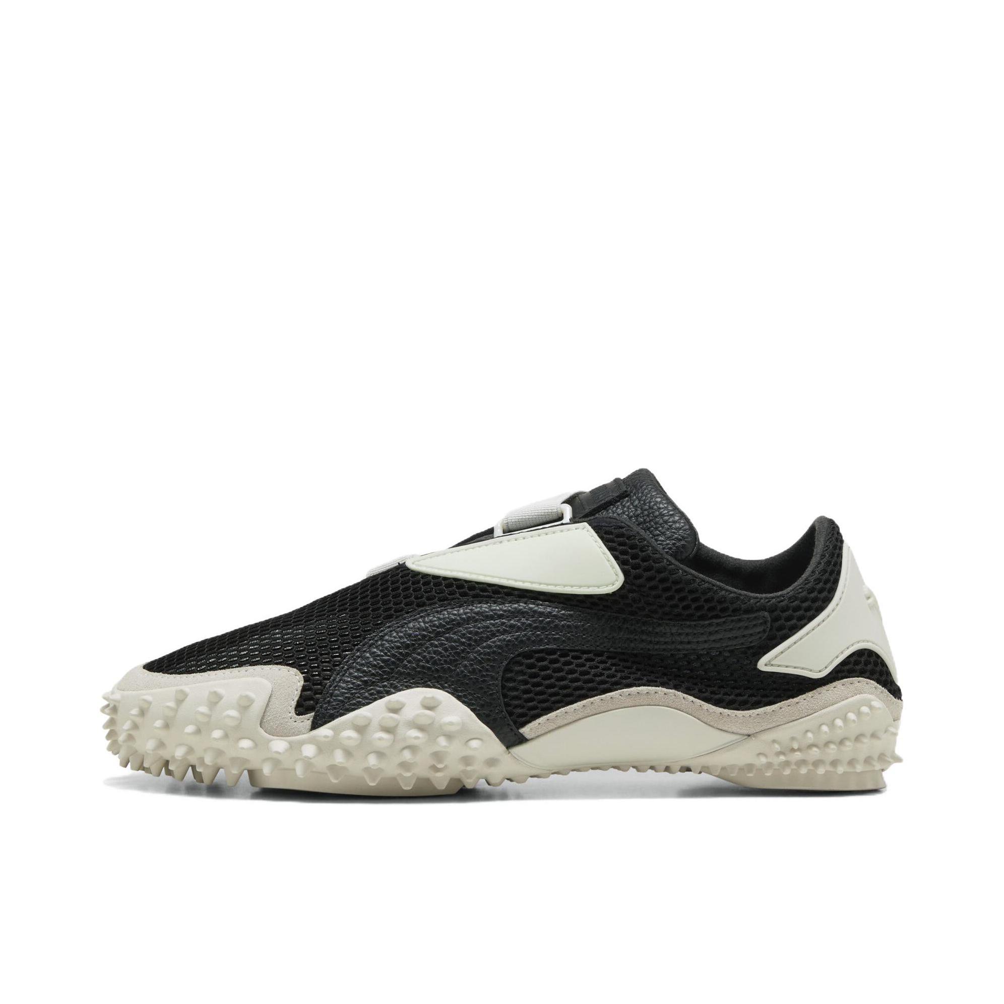 推荐商品：Puma/彪马 Mostro 运动休闲鞋 经典复古防滑耐磨舒适透气圆头网布短跑千禧风薄底贴合 灰色/黑色
