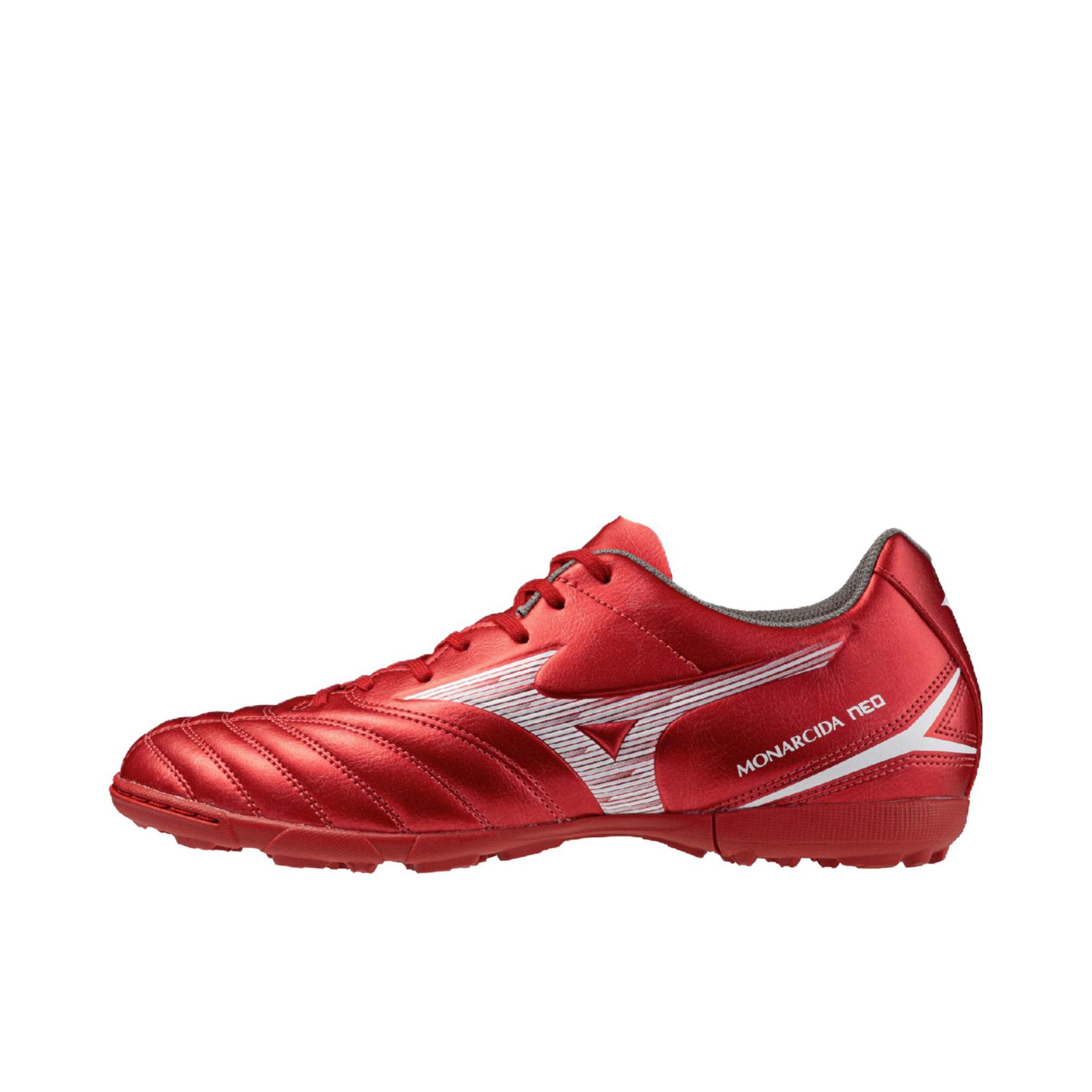 推荐商品：Mizuno/美津浓 Monarcida Neo 3 AS 中端 碎钉 百搭 耐磨 低帮 足球鞋 系带 跑鞋 红色