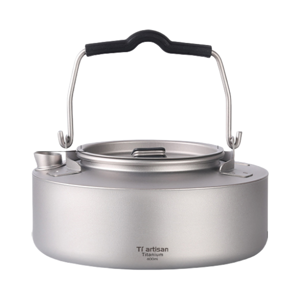 推荐商品：TIARTISAN 钛合金 露营 野营 煮水 户外烧水壶 TA9081
