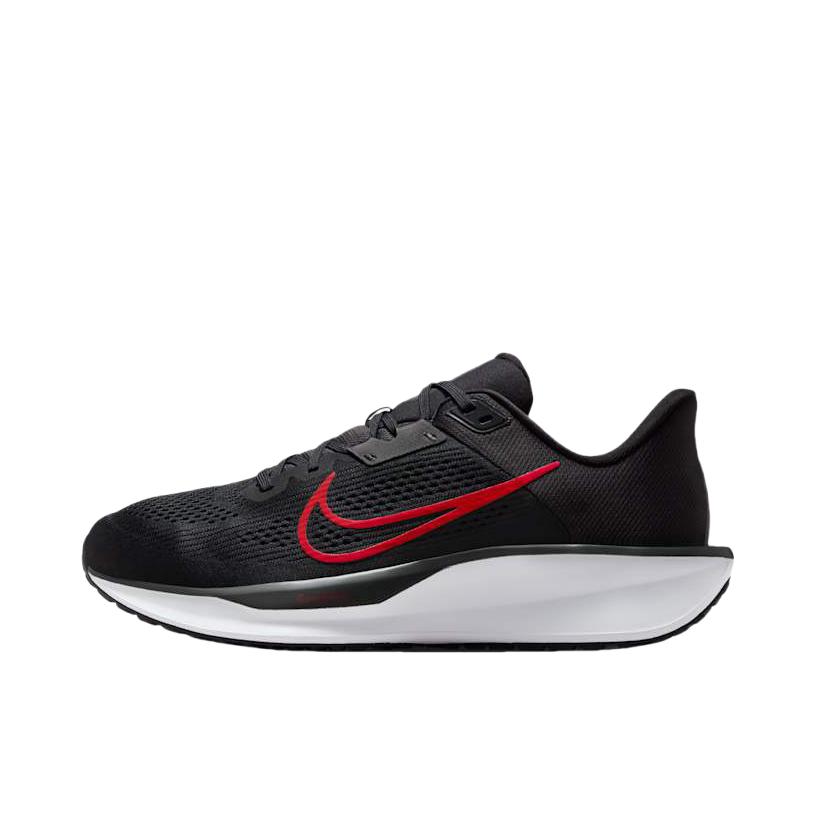 推荐商品：Nike QUEST 6 跑鞋 户外训练健身网面缓震支撑回弹运动轻便泡绵抓地耐用厚实  黑色/白色/大学红