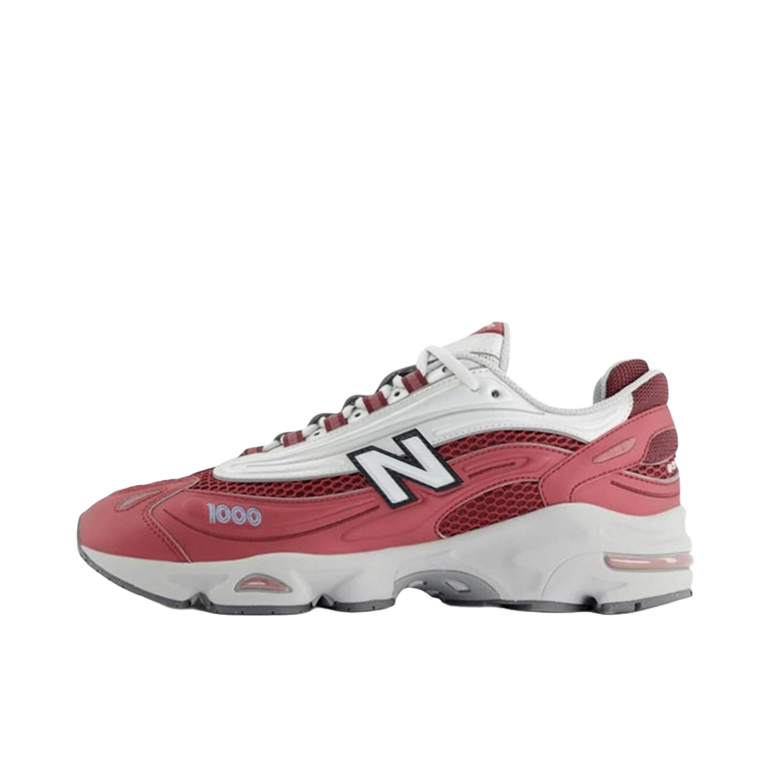 推荐商品：New Balance 1000 运动休闲鞋 舒适百搭透气防滑耐磨圆头复古 D宽/红色