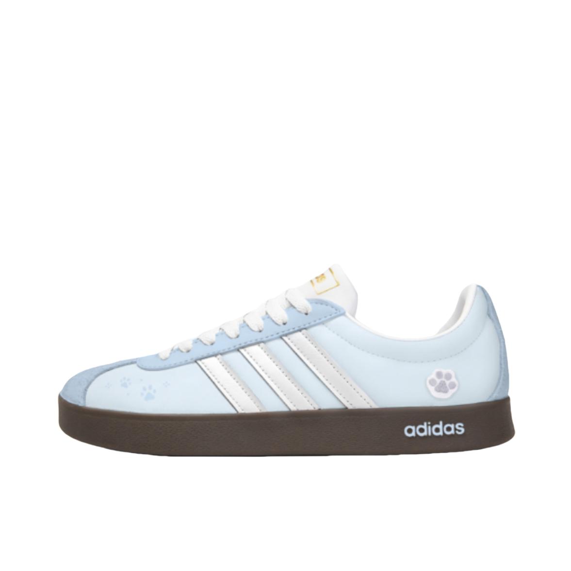 推荐商品：【定制球鞋】Adidas neo VL Court 2.0 德训鞋 板鞋 复古轻便耐磨芭蕾风甜美文艺抗冲击性防水 马卡龙